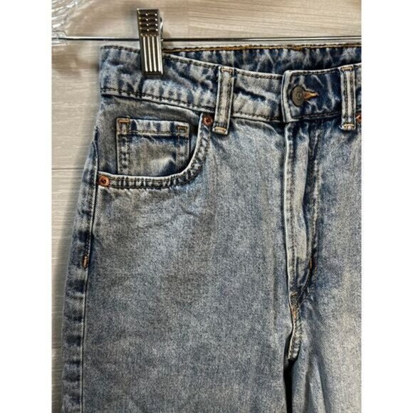 MOM Straight High Waist Denim Jeans Wash‎ Size 2 - Picture 4 of 4